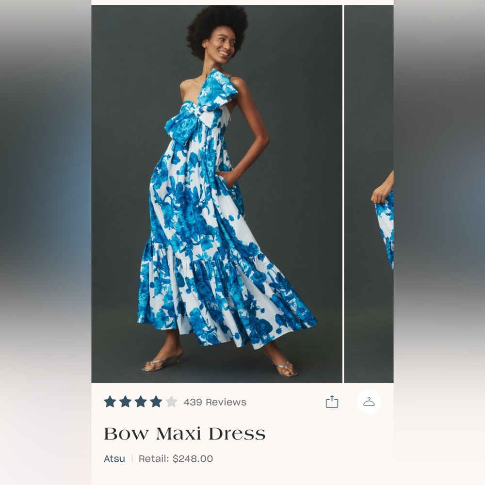 Worn once Atsu Big Bow Dress